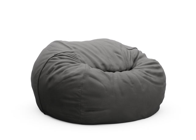 the jumbo beanbag cover - knit - dark grey - 140cm x 90cm