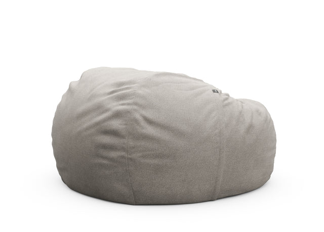 the jumbo beanbag cover - knit - grey - 140cm x 90cm