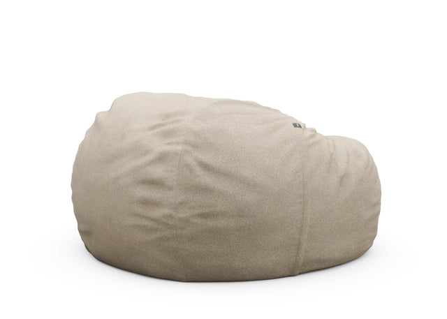 the jumbo beanbag cover - knit - stone - 140cm x 90cm