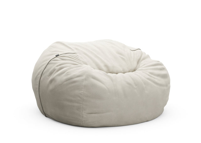 the jumbo beanbag - knit - creme