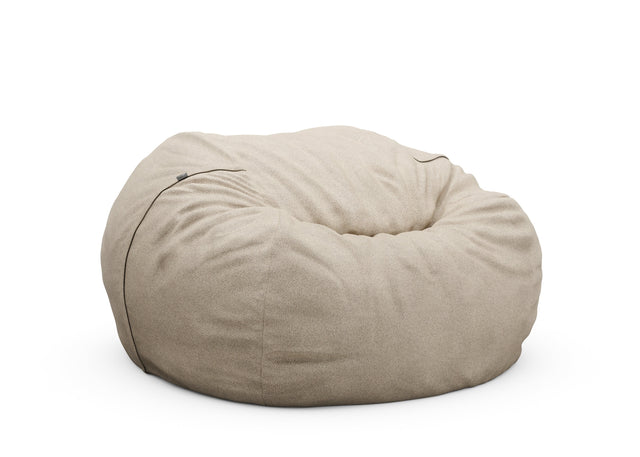 the jumbo beanbag - knit - stone