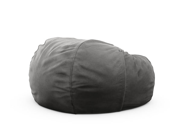 the jumbo beanbag - velvet - dark grey
