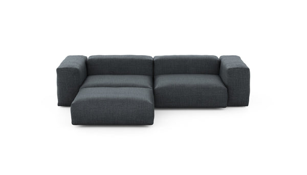 Preset three module chaise sofa - pique - dark grey - 272cm x 199cm