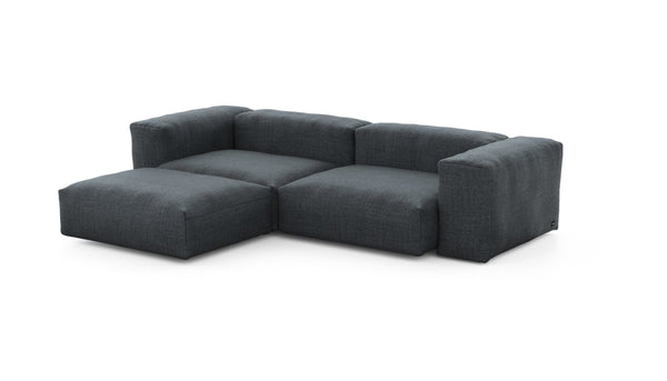 Preset three module chaise sofa - pique - dark grey - 272cm x 199cm
