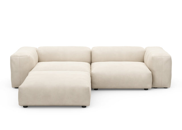 Preset three module chaise sofa - knit - beige - 272cm x 220cm