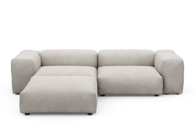 Preset three module chaise sofa - knit - grey - 272cm x 220cm