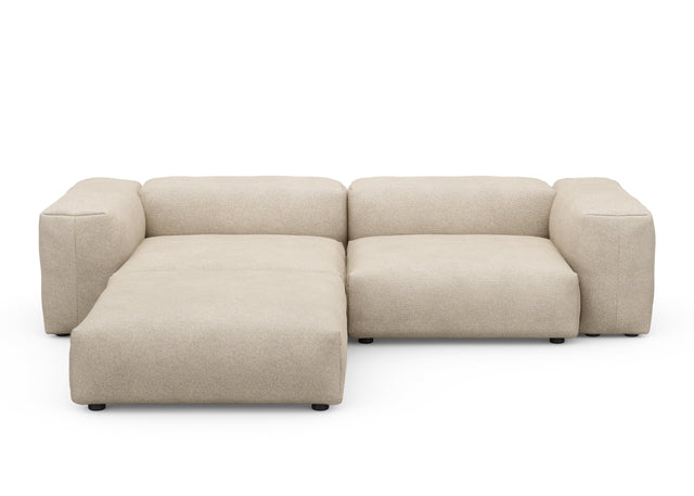 Preset three module chaise sofa - knit - stone - 272cm x 220cm