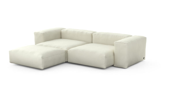 Preset three module chaise sofa - pique - creme - 272cm x 220cm