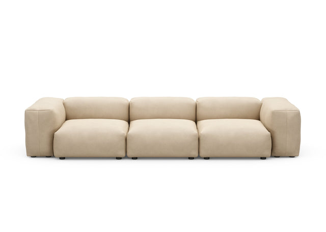 Preset three module sofa - canvas - beige - 314cm x 115cm