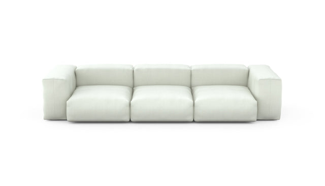 Preset three module sofa - herringbone - creme - 314cm x 115cm