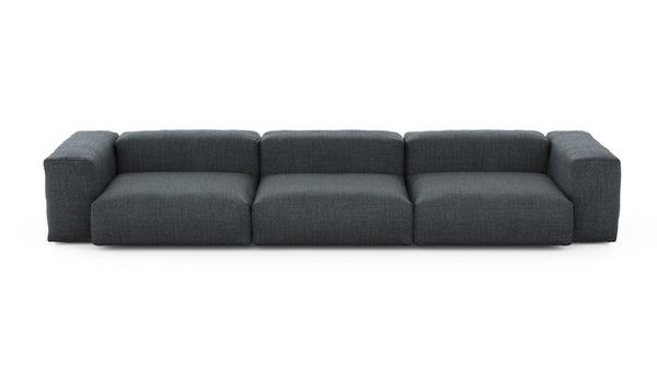Preset three module sofa - pique - dark grey - 377cm x 115cm