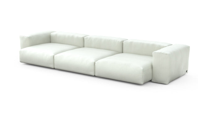 Preset three module sofa - herringbone - creme - 377cm x 136cm