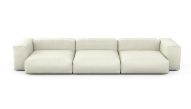 Preset three module sofa - pique - creme - 377cm x 136cm