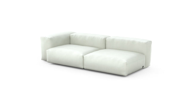 Preset two module chaise - herringbone - creme - 241cm x 115cm