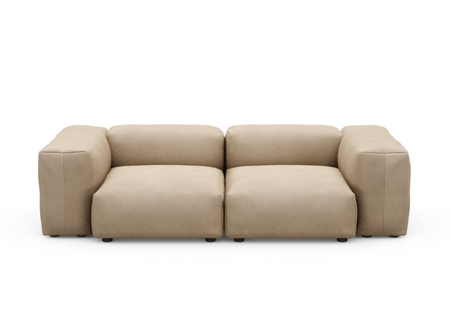 Preset two module sofa - canvas - stone - 230cm x 115cm