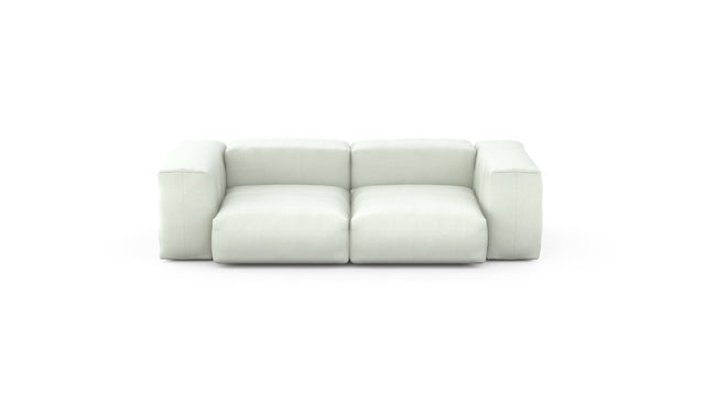 Preset two module sofa - herringbone - creme - 230cm x 115cm