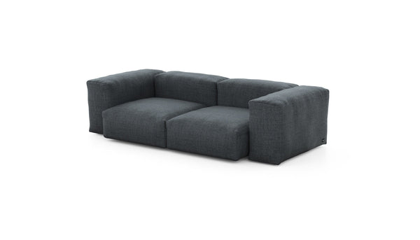 Preset two module sofa - pique - dark grey - 230cm x 115cm