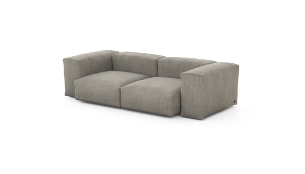 Preset two module sofa - pique - stone - 230cm x 115cm