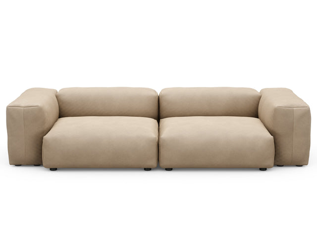 Preset two module sofa - canvas - stone - 272cm x 115cm