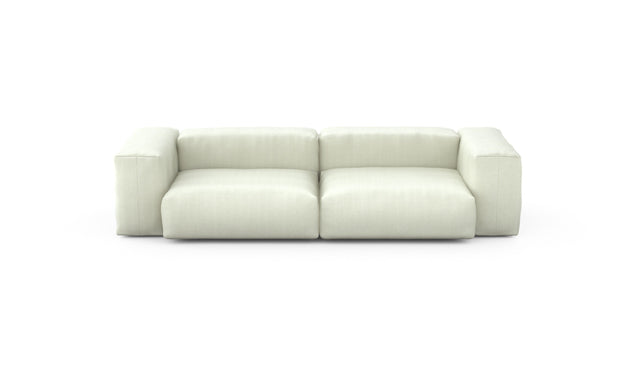 Preset two module sofa - herringbone - beige - 272cm x 115cm