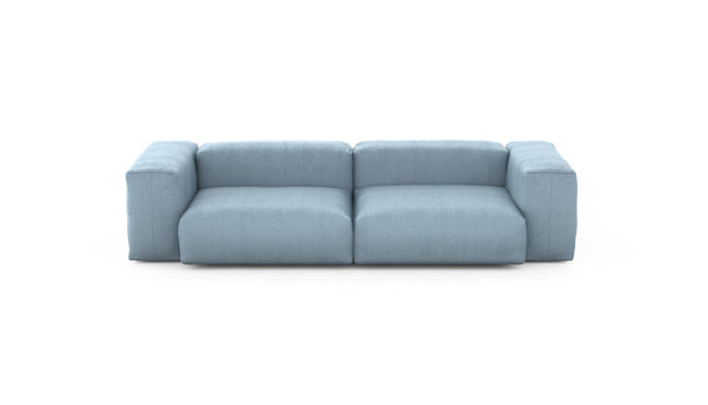 Preset two module sofa - herringbone - light blue - 272cm x 115cm