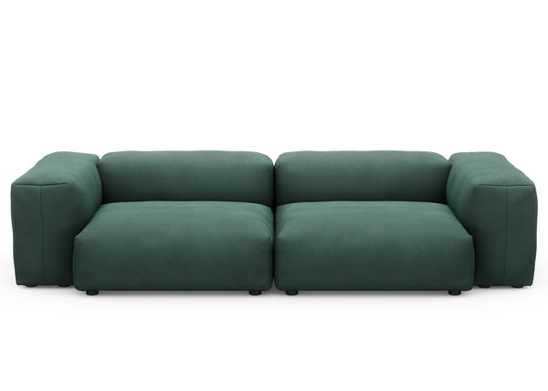 Preset two module sofa - linen - forest - 272cm x 115cm