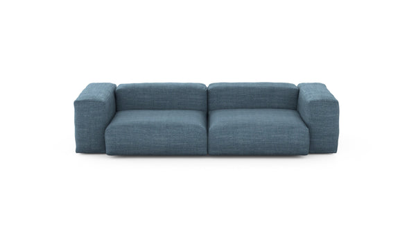 Preset two module sofa - pique - dark blue - 272cm x 115cm