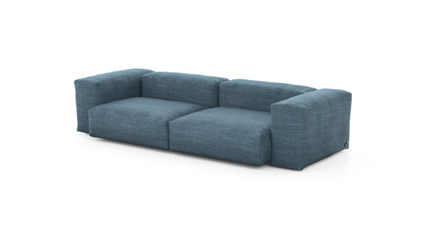 Preset two module sofa - pique - dark blue - 272cm x 115cm