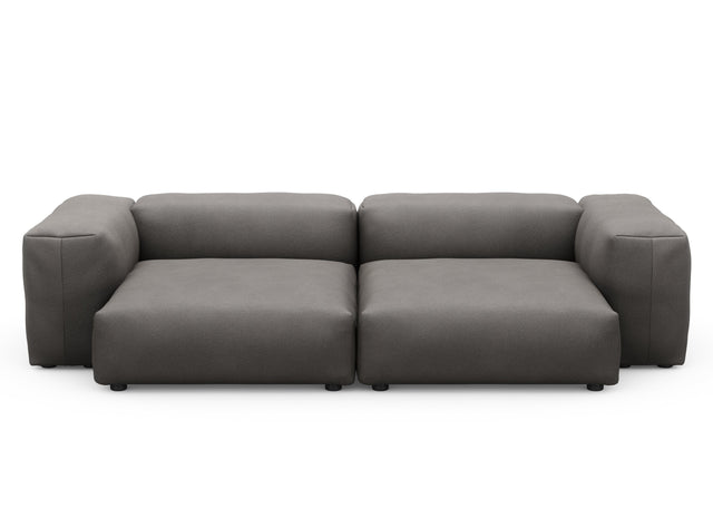 Preset two module sofa - canvas - dark grey - 272cm x 136cm