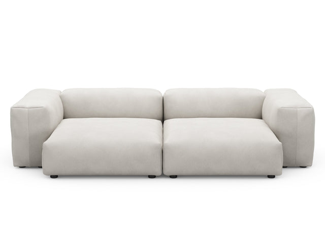 Preset two module sofa - canvas - light grey - 272cm x 136cm