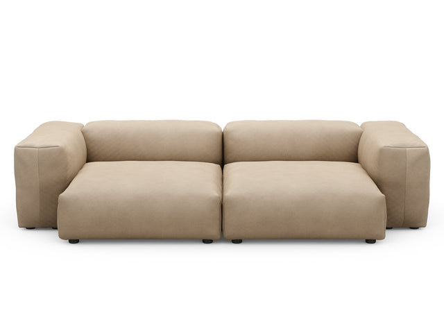 Preset two module sofa - canvas - stone - 272cm x 136cm