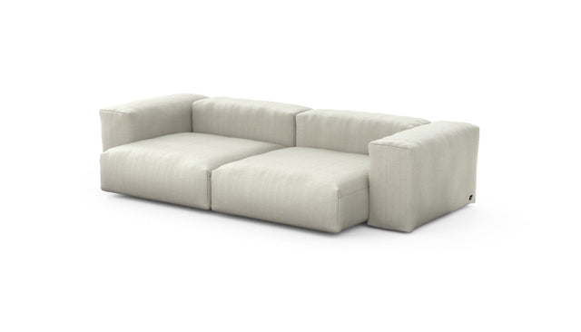 Preset two module sofa - herringbone - stone - 272cm x 136cm