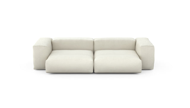 Preset two module sofa - linen - platinum - 272cm x 136cm