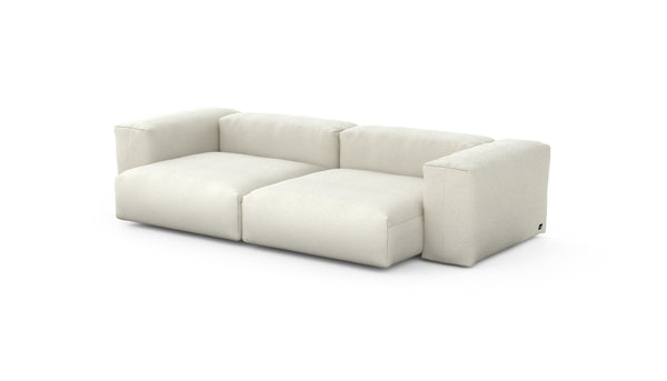Preset two module sofa - linen - platinum - 272cm x 136cm