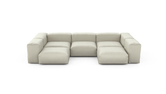 Preset u-shape sofa - pique - beige - 314cm x 199cm