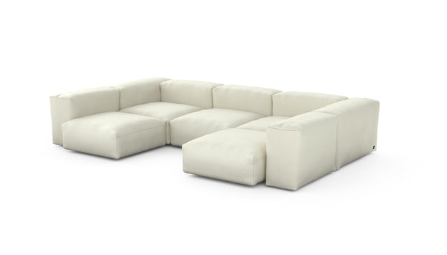 Preset u-shape sofa - pique - creme - 314cm x 199cm