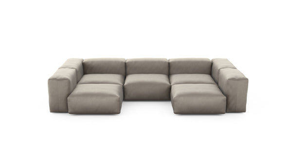 vetsak u shape sofa 314x199 velvet stone – vetsak®