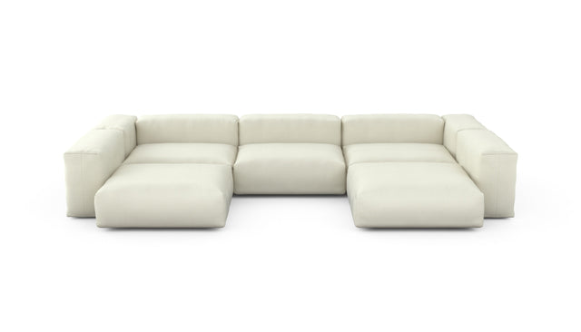 Preset u-shape sofa - pique - creme - 377cm x 220cm