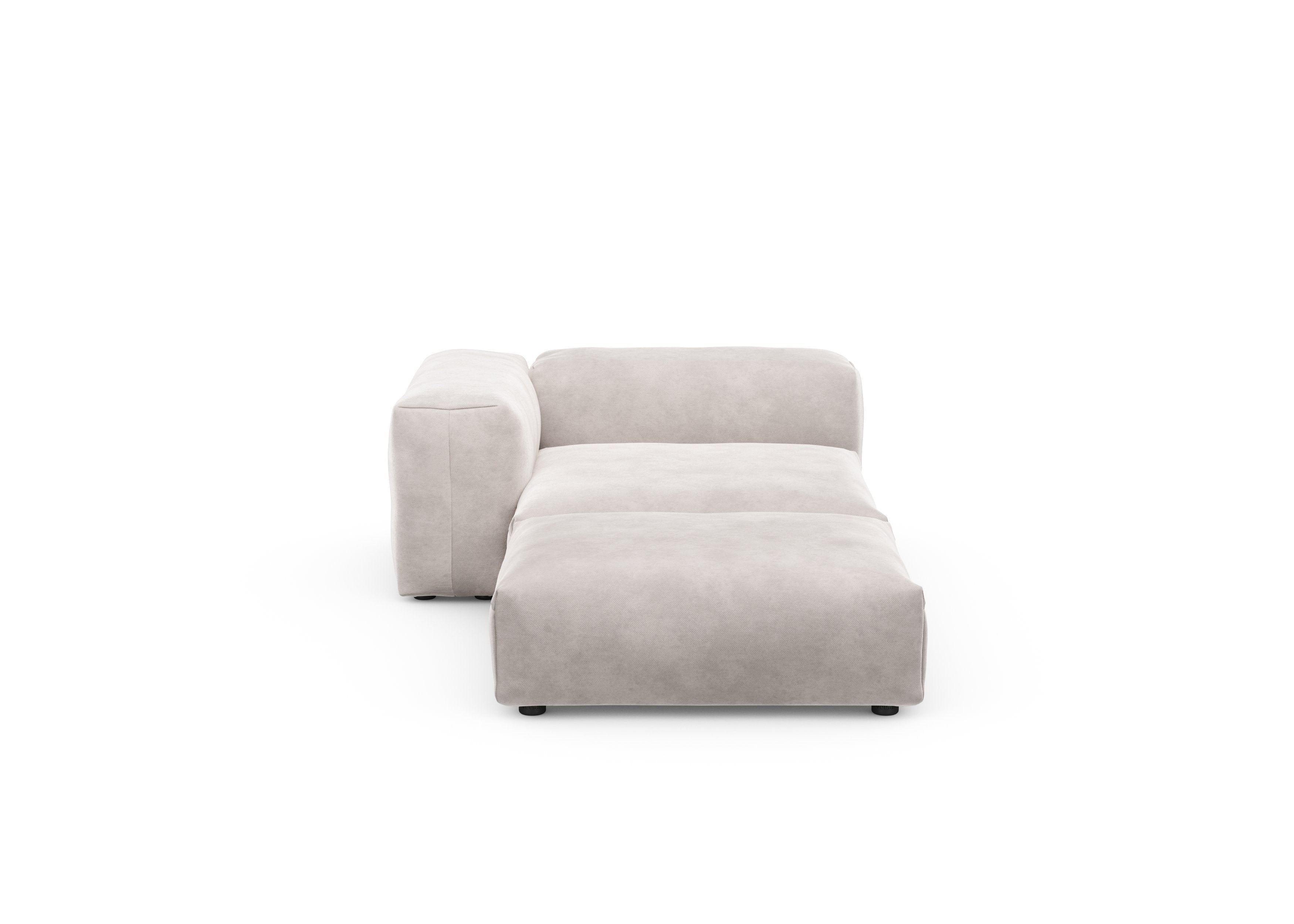 vetsak®-Sofa Daybed L Velvet light grey