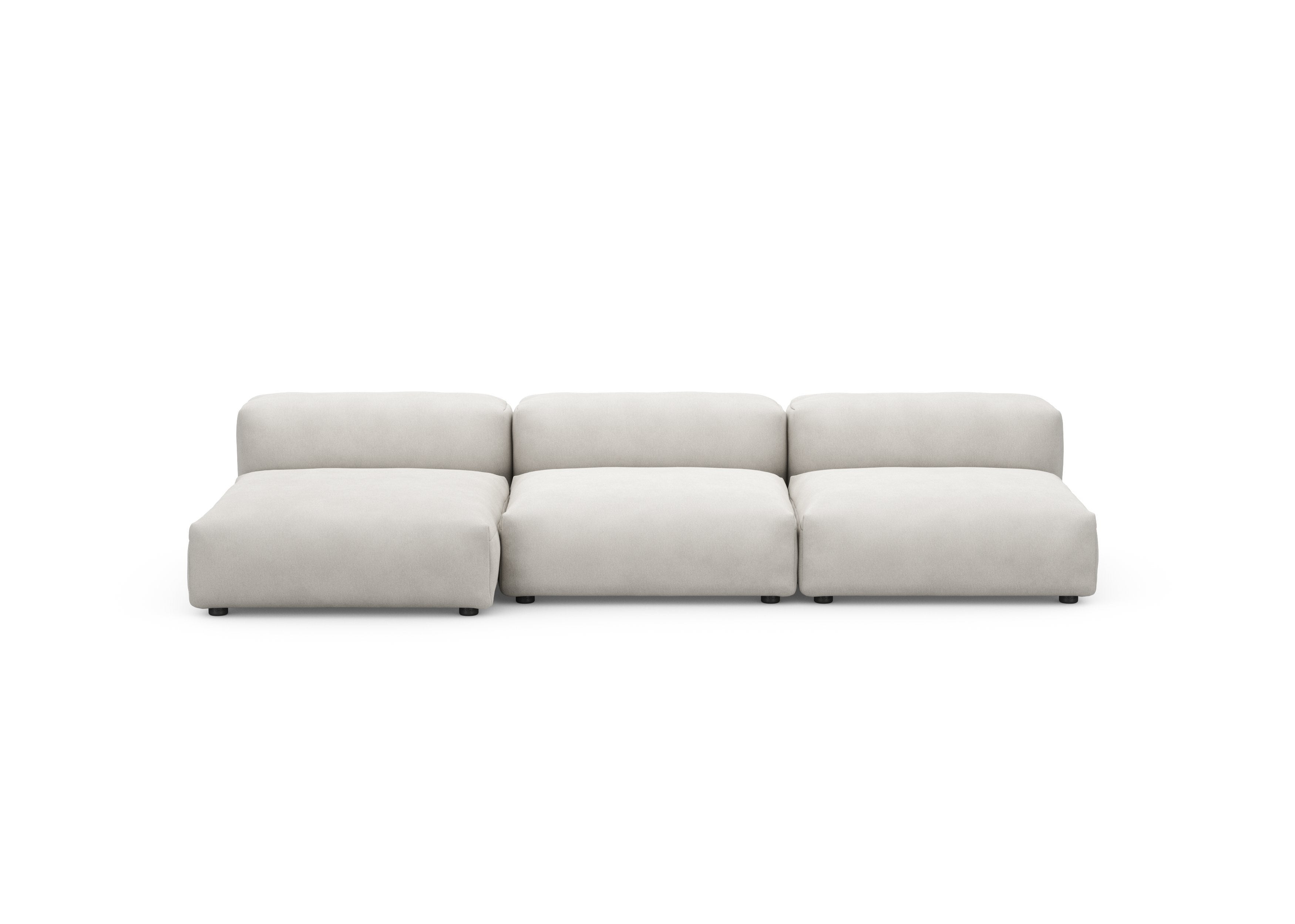 vetsak®-Three Seat Sofa L Canvas light grey