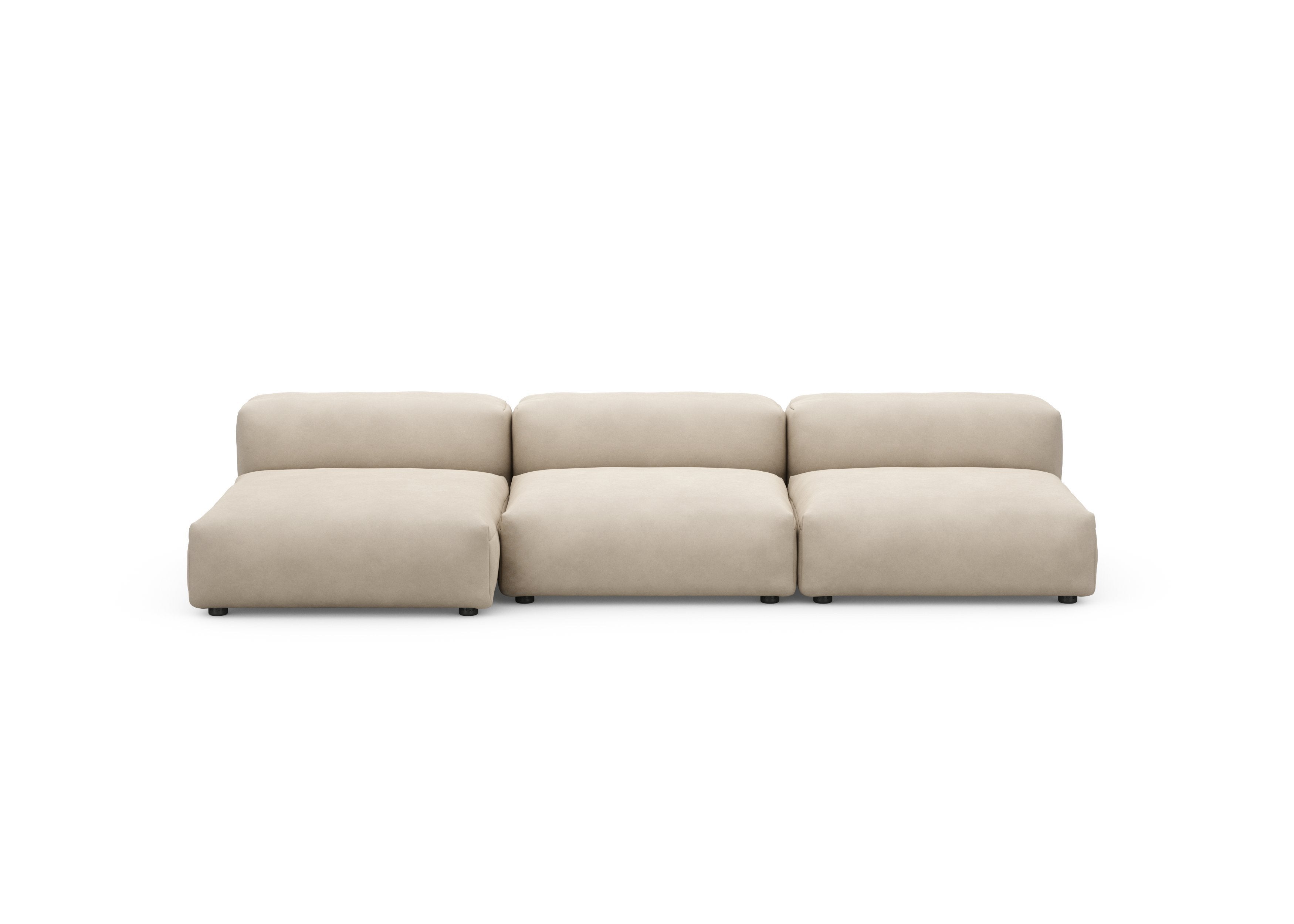 vetsak®-Three Seat Sofa L Canvas sand