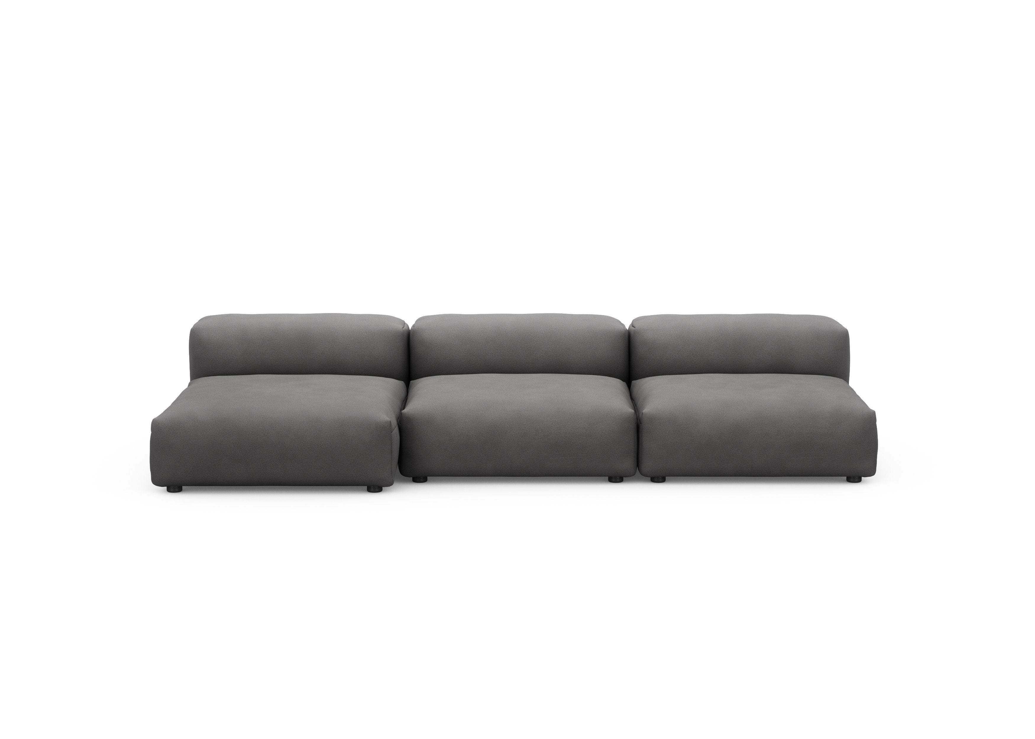 vetsak®-Three Seat Sofa L Knit dark grey