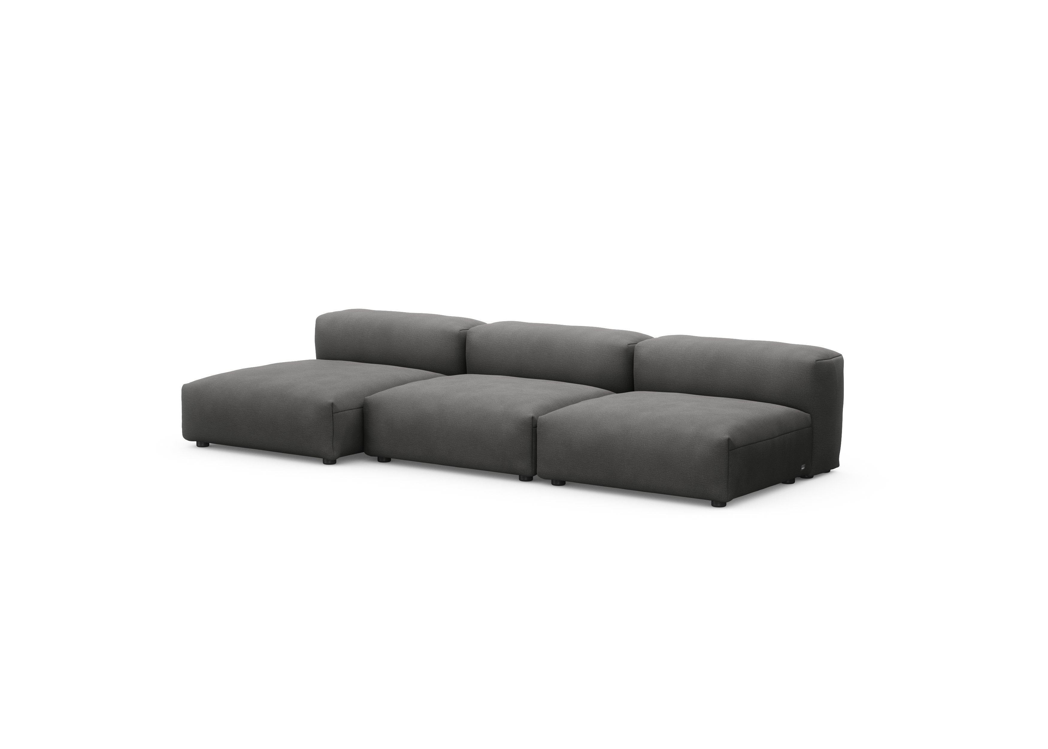 vetsak®-Three Seat Sofa L Linen anthracite
