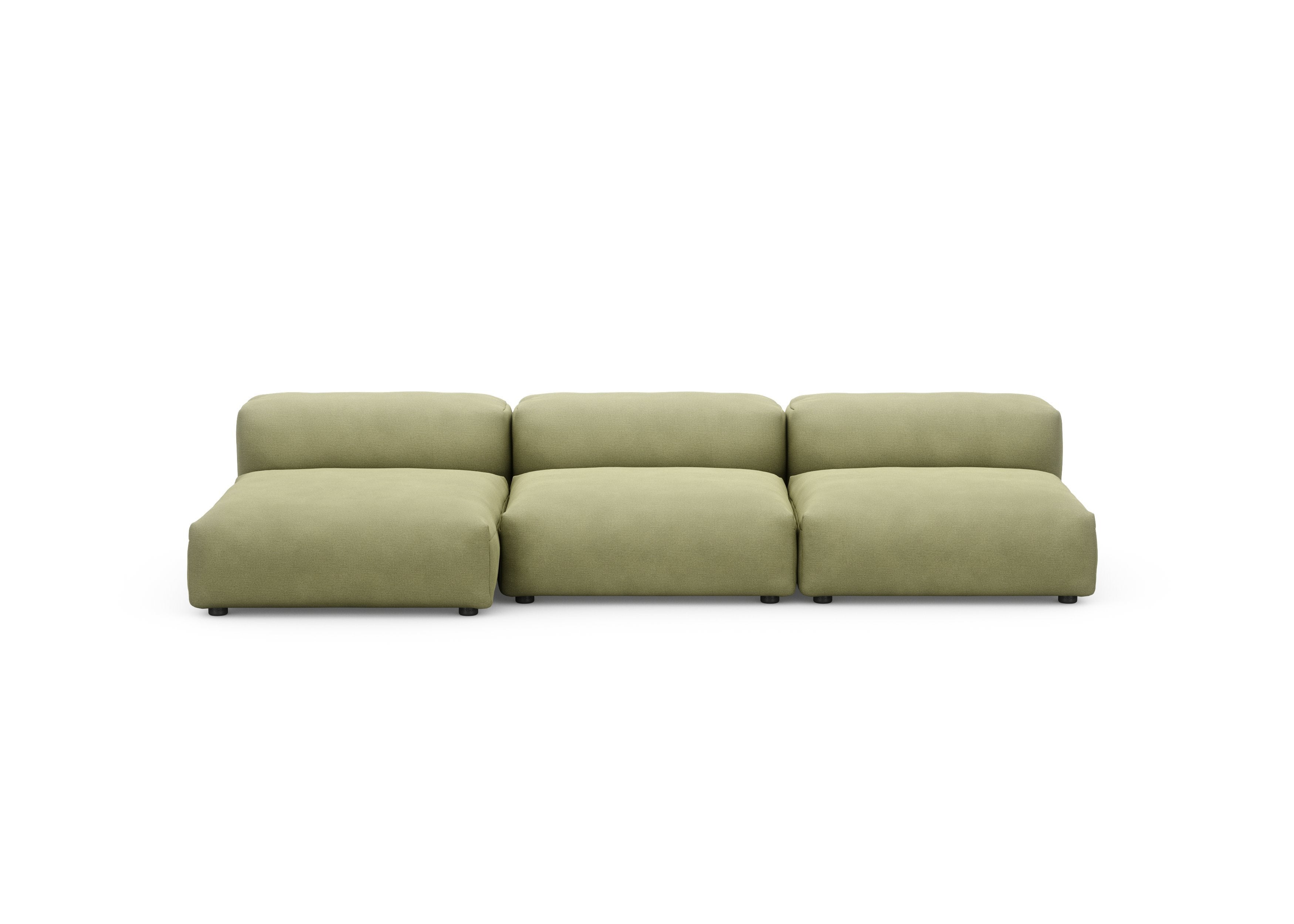 vetsak®-Three Seat Sofa L Linen olive