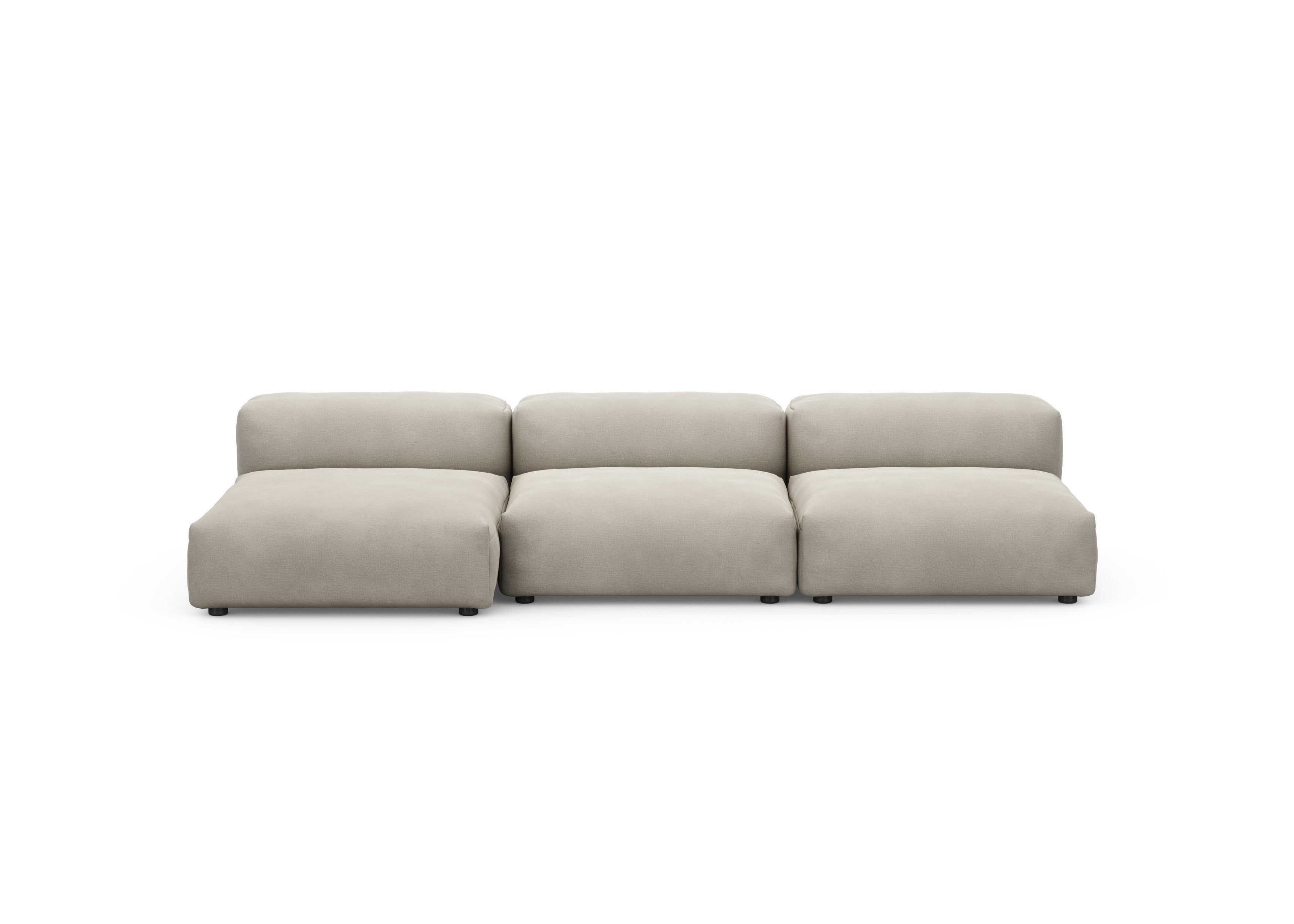 vetsak®-Three Seat Sofa L Linen stone