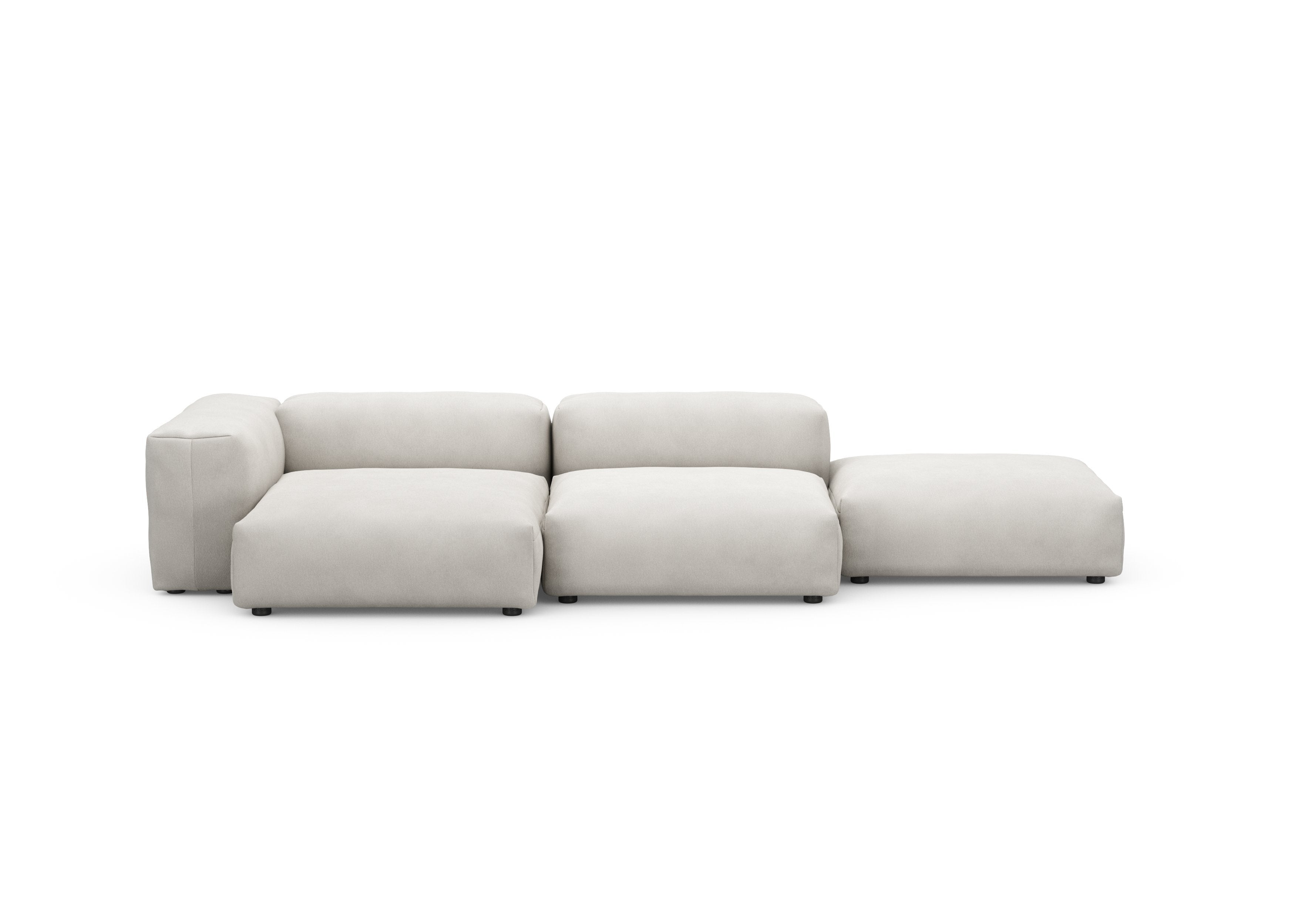 vetsak®-Three Seat Sofa L Canvas light grey
