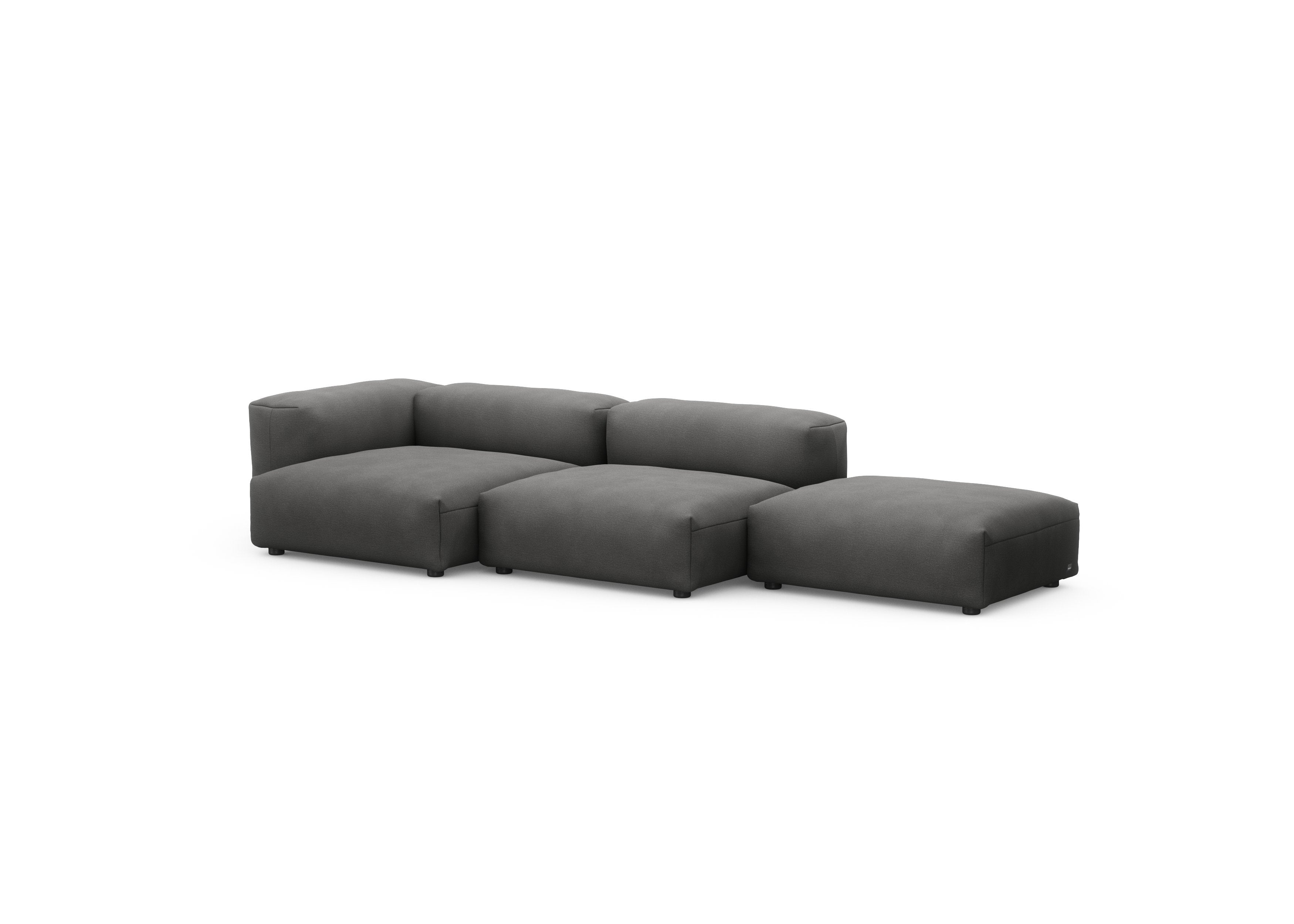 vetsak®-Three Seat Sofa L Linen anthracite