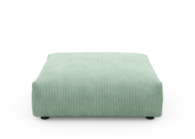 sofa seat - cord velour - duck egg - 105cm x 105cm