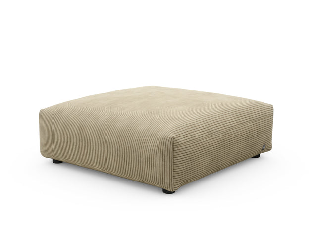 sofa seat - cord velour - khaki - 105cm x 105cm