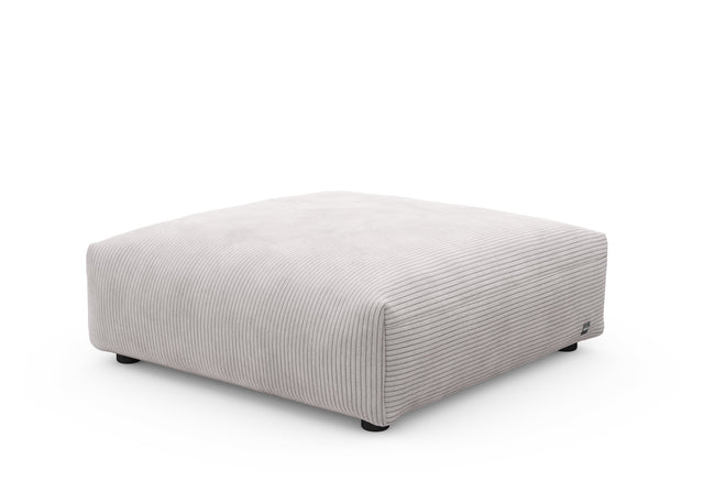 sofa seat - cord velour - platinum - 105cm x 105cm